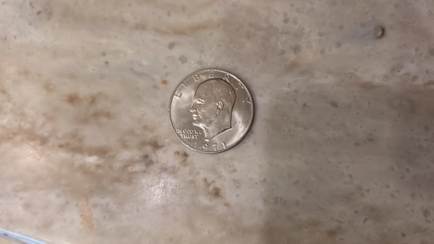 1971 United States Eisenhower Silver Dollar - photo 2