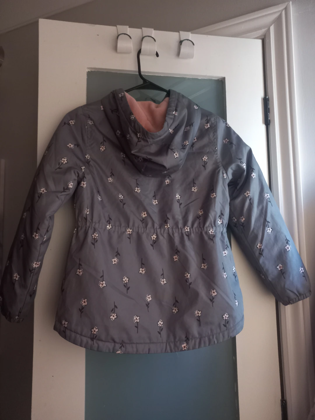 Carters Kids Grey Floral Jacket Size 8 - photo 2