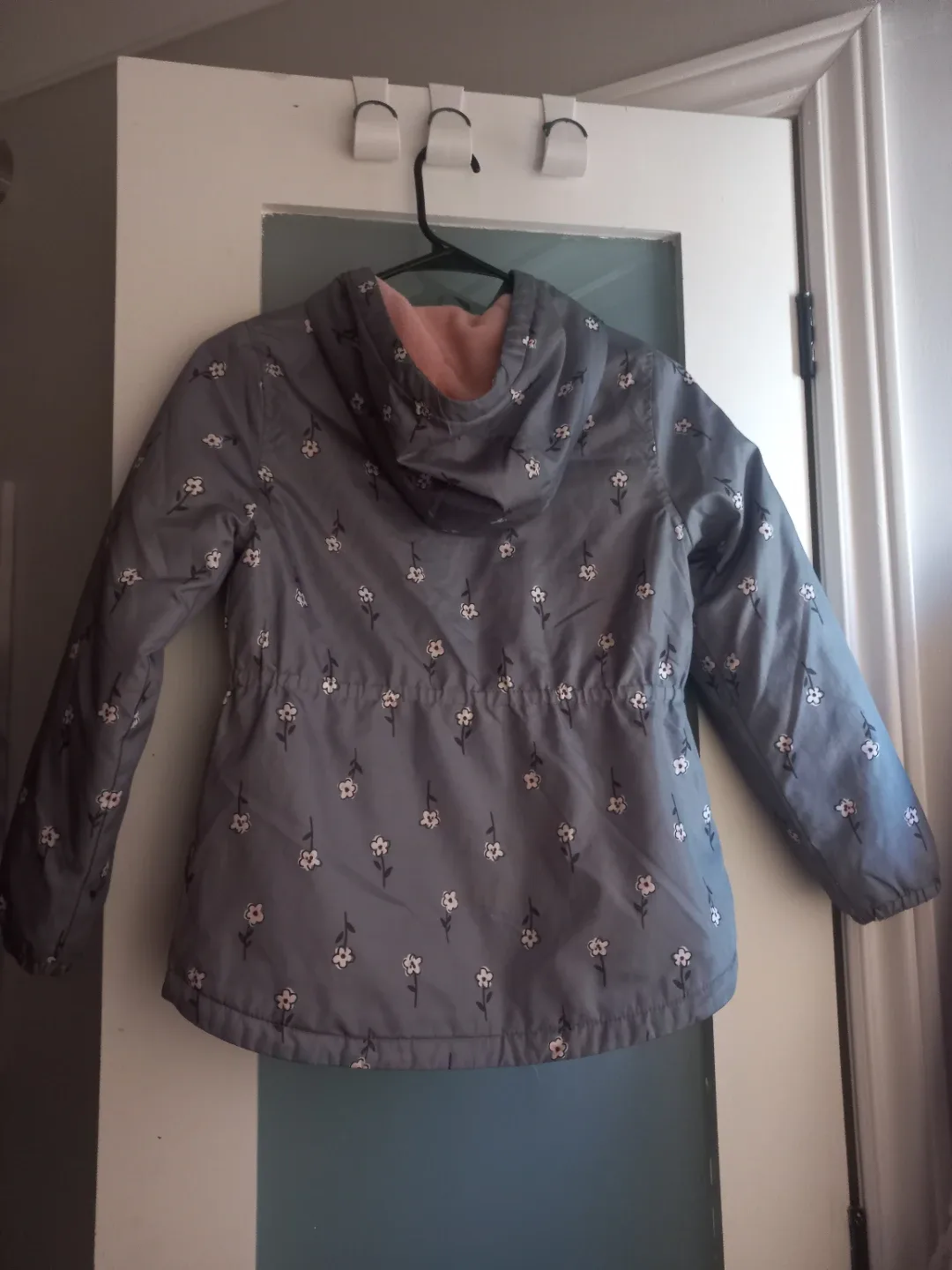 Carters Kids Grey Floral Jacket Size 8 - photo 2