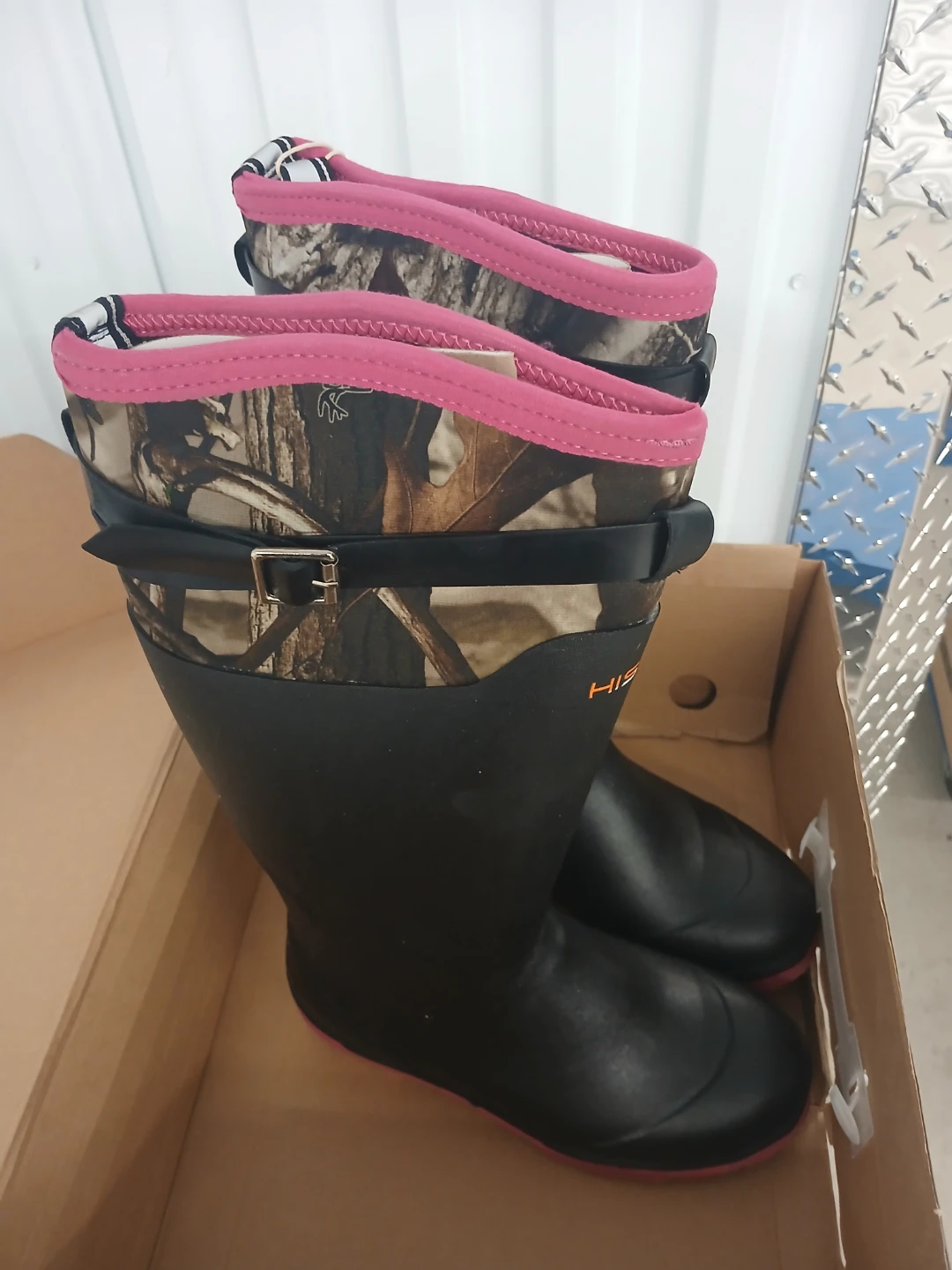 Hisea Womens Outdoor Boots Pink Camo - photo 2