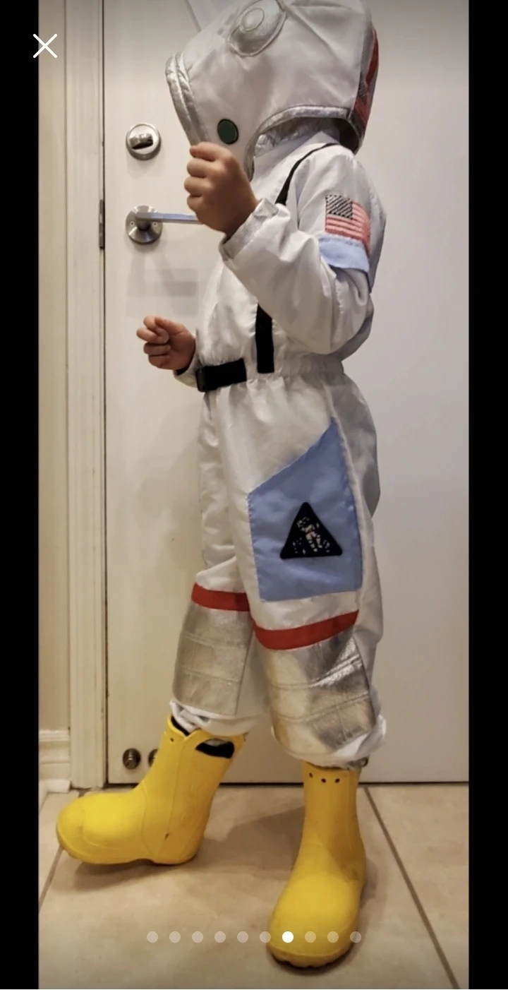 Kids Astronaut Costume size 5-6 - photo 3