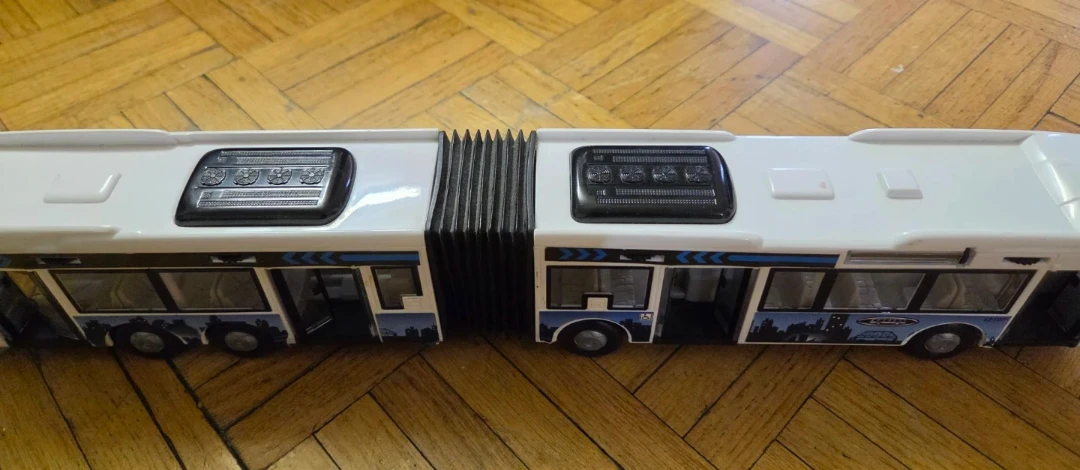 Set of Two City Bus Toy Models - photo 4