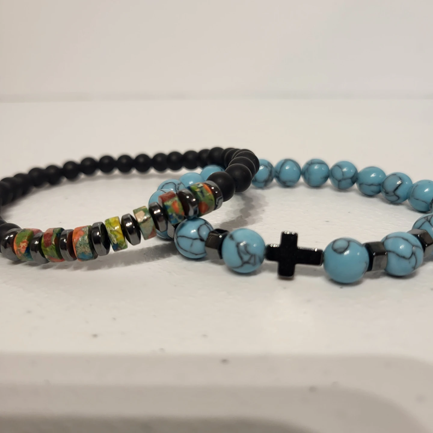 Set of 9 Mens Fashion Bracelets - photo 3