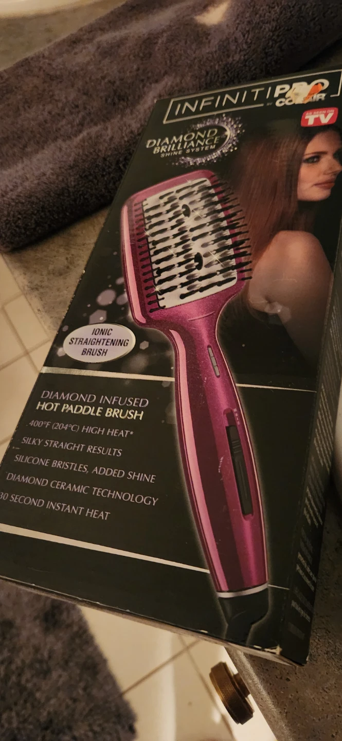 Conair InfinitiPRO Diamond Infused Hot Paddle Brush - photo 3