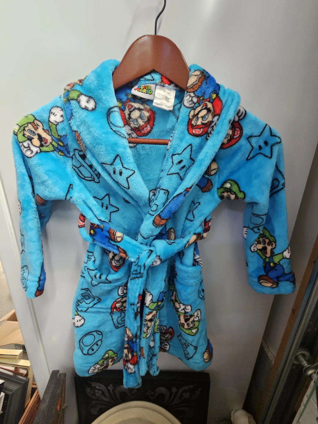 Super Mario Kids Bathrobe Size XS (4/5)