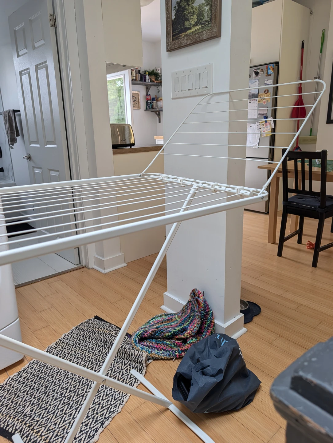 White Metal IKEA Drying Rack - photo 3