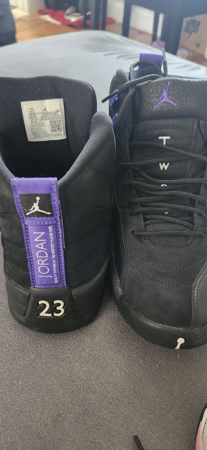 Air Jordan 12 Retro Black Dark Concord - photo 2