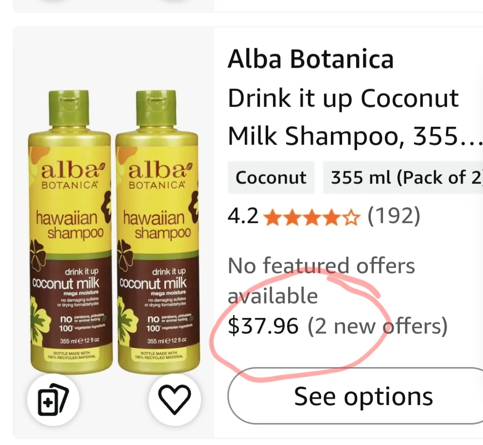 4 = $28  Alba Botanica Natural - photo 5