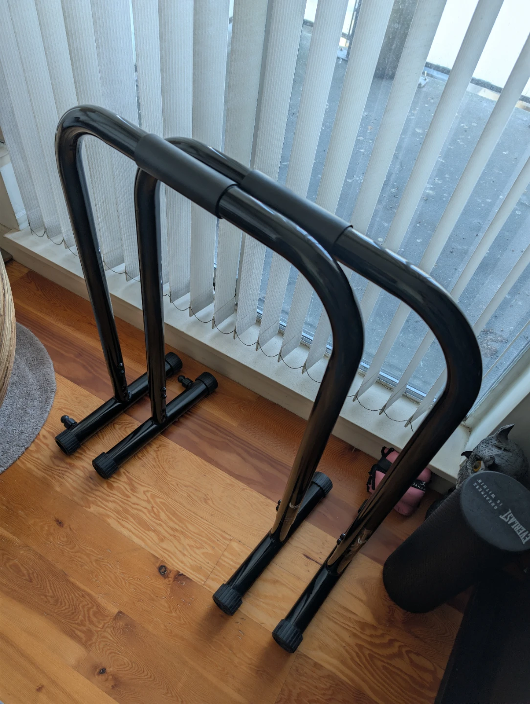 Black Steel Dip Bars - photo 3