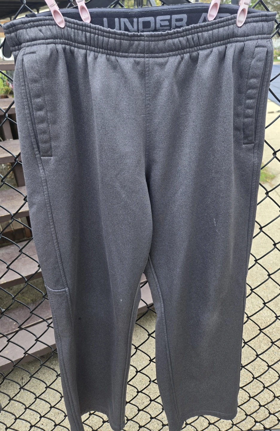 COLDGEAR Under Armour Men's Large Fleece Joggers.  EUC. - photo 4