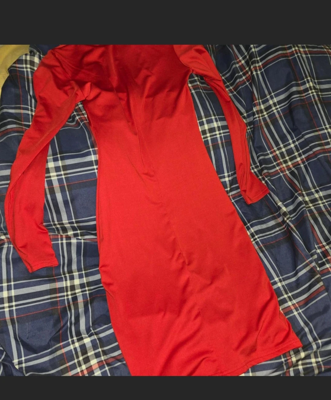 Form-Fitting 'I'm Red-y' Dress in a Woman's S - photo 3