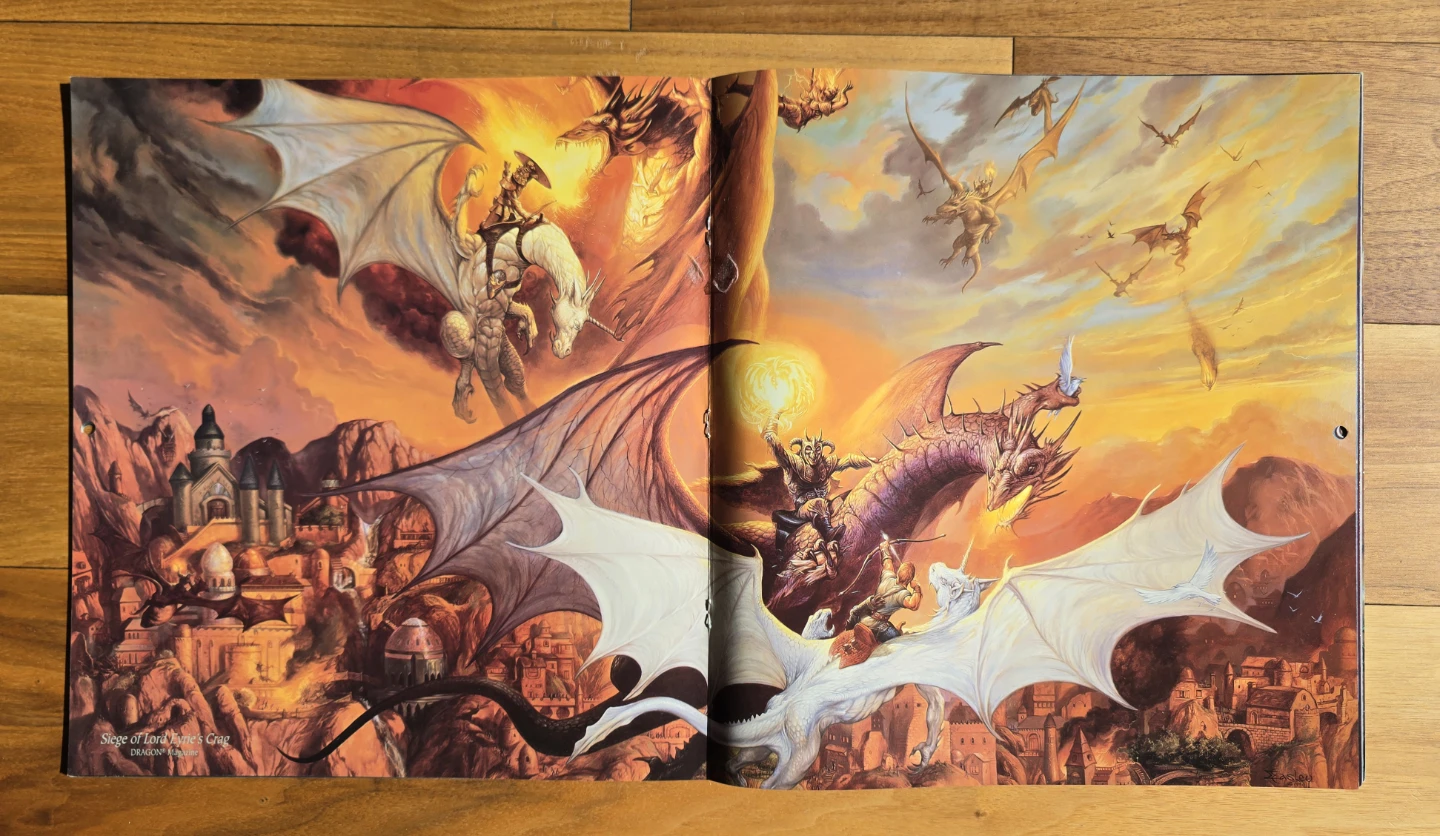 Vintage 1993 Dragonlance & Other Worlds Calendar - photo 5