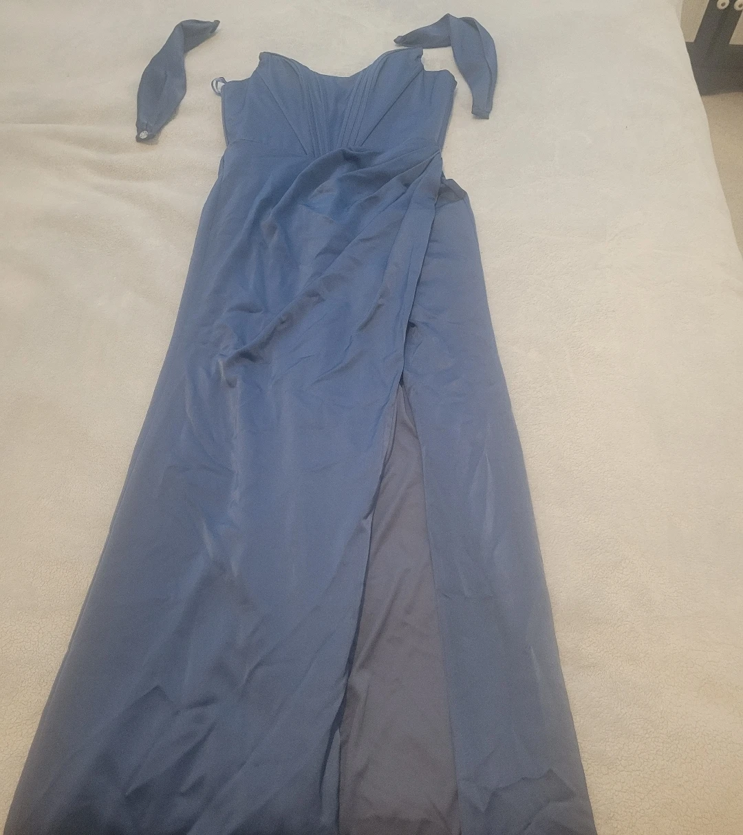 Blue slit Dress - photo 2