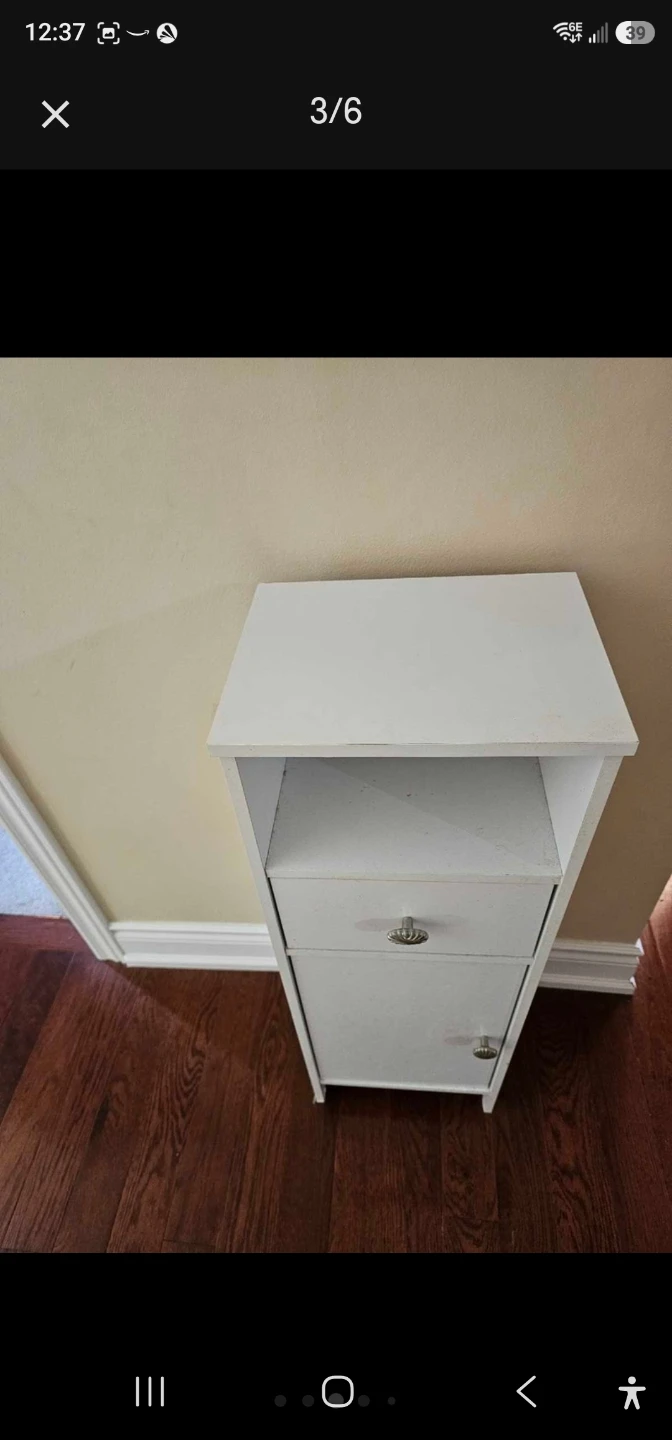 White storage cabinet - photo 4