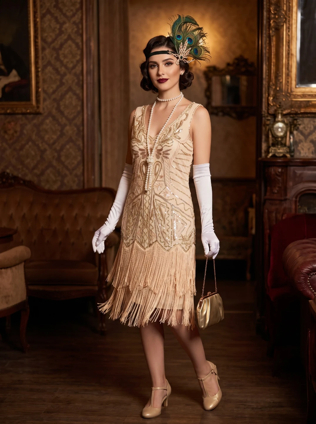 ​✨ Complete Luxury 1920s Flapper / Great Gatsby Costume Set! ✨