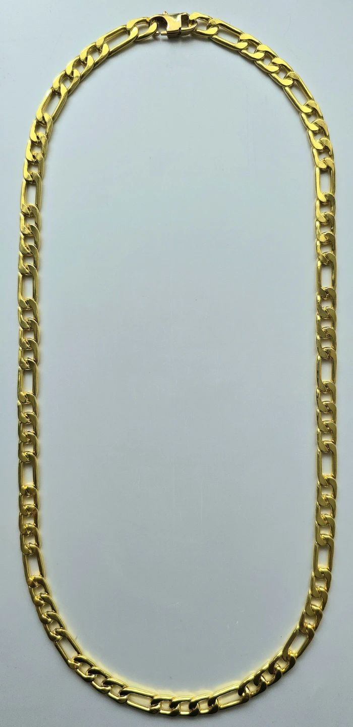 Figaro Flat Link Necklace