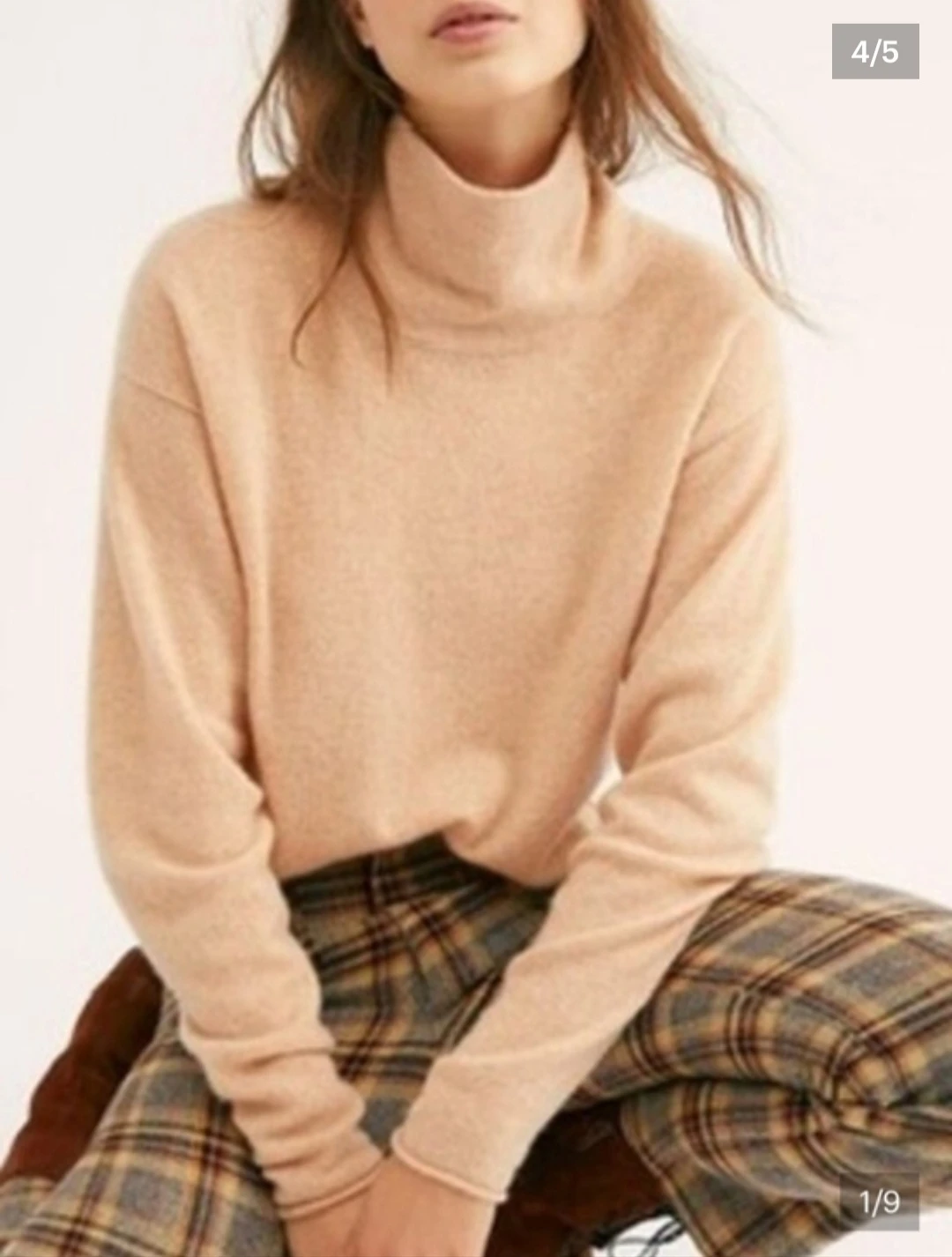Free People Soft Turtleneck 100% Cashmere - photo 4