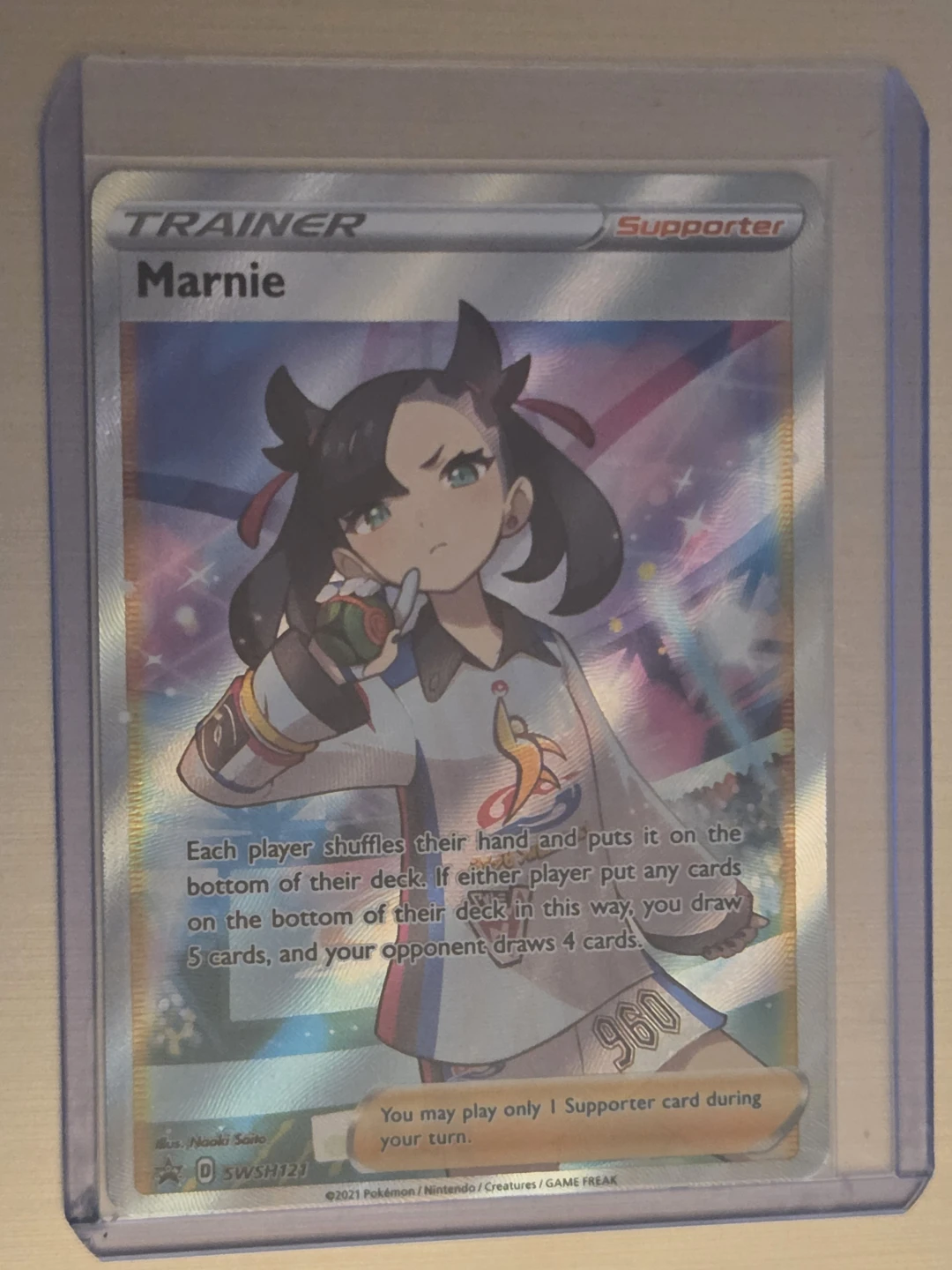 Marnie (SWSH121) [Sword & Shield: Black Star Promos]