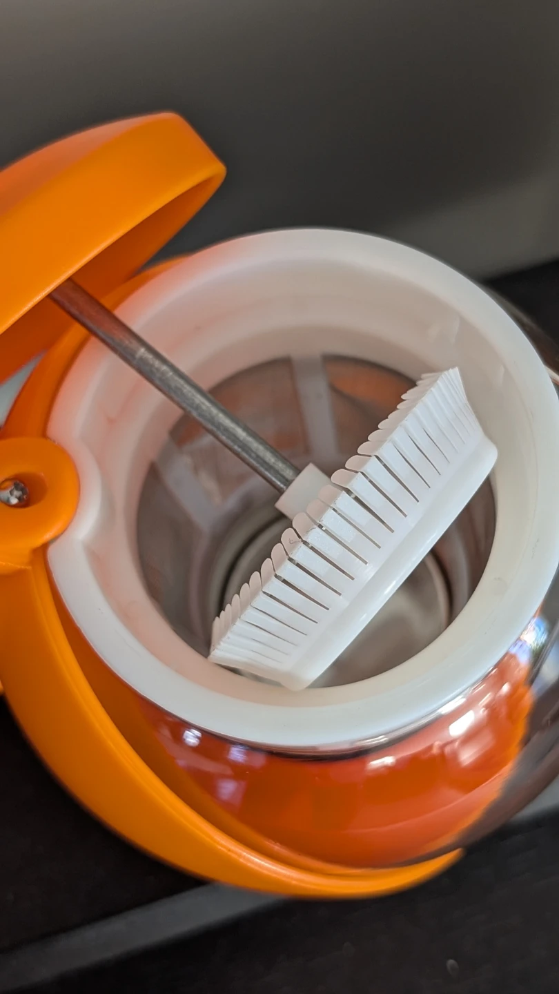 Orange Glass Tea Press - photo 2