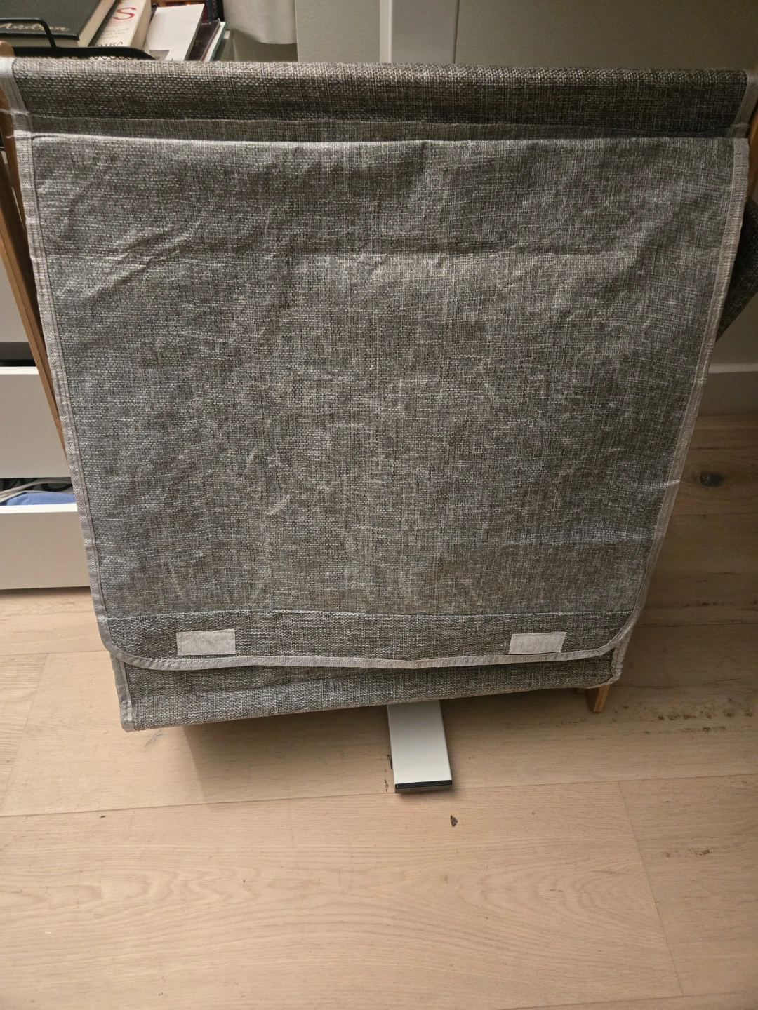 Collapsible Laundry Hamper with Wooden Stand - photo 3