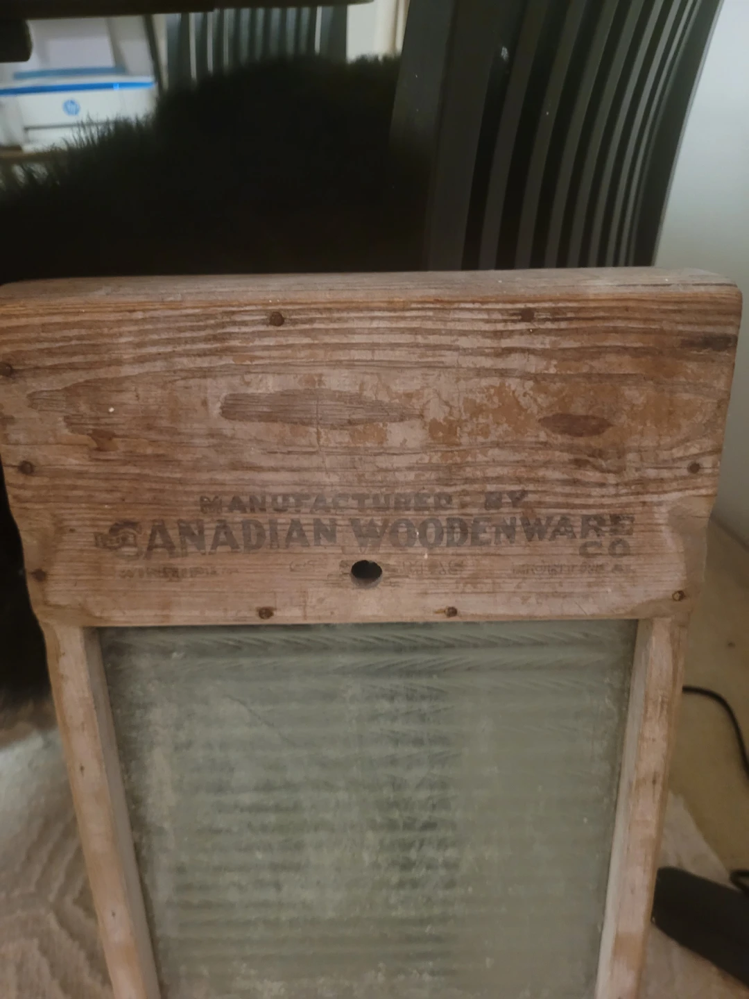 Vintage Canadian Woodenware Washboard - photo 2