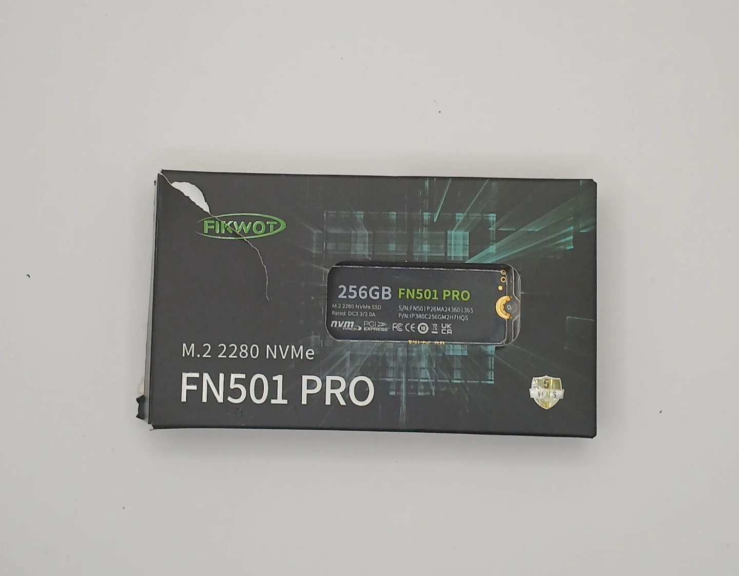 Fikwot FN501 PRO 256GB NVMe SSD - photo 2