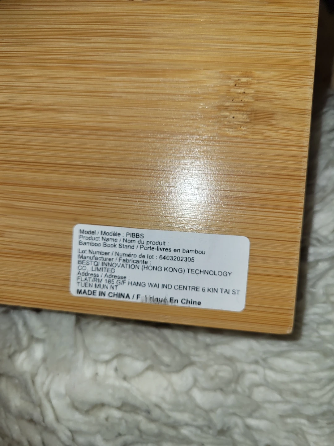 BestQi Bamboo Book Stand - photo 3