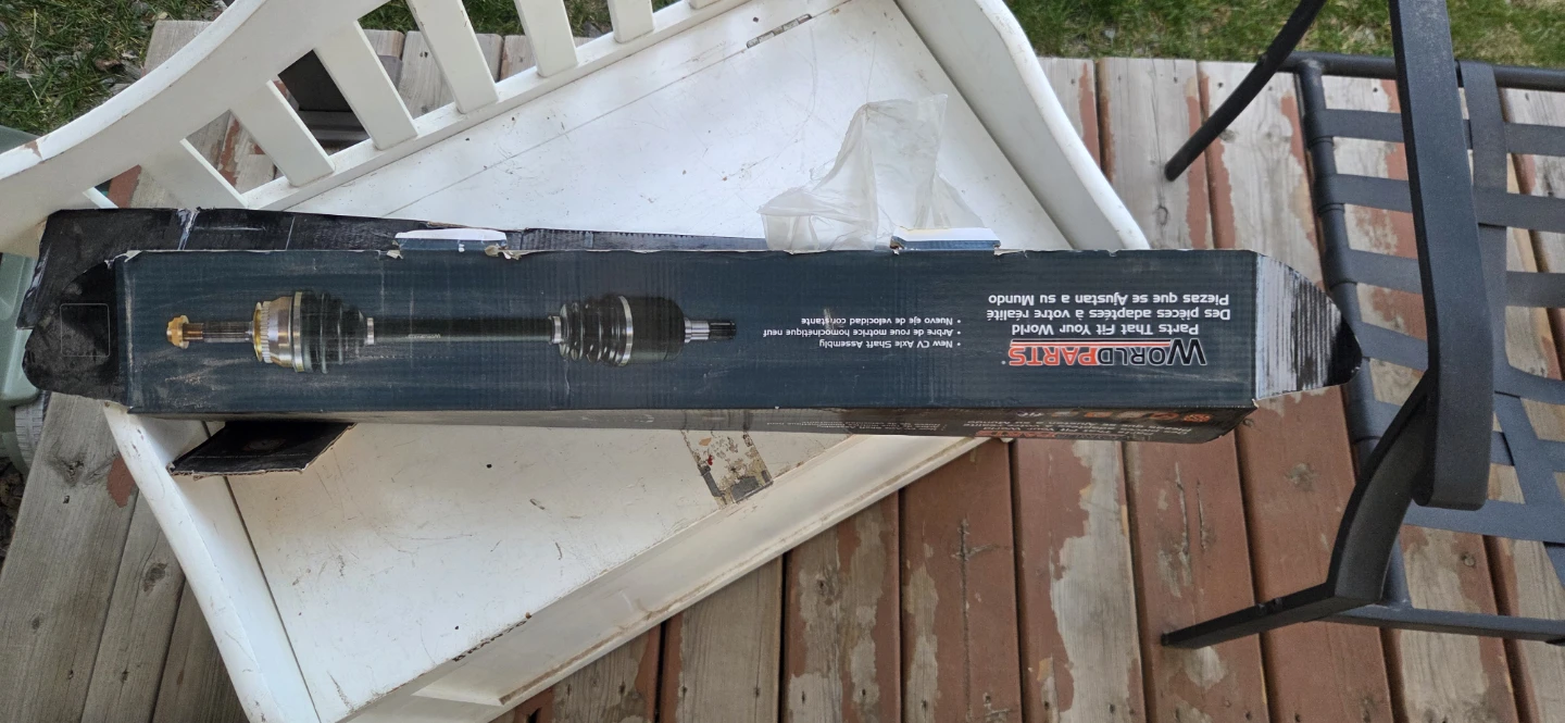 Worldparts New CV Axle Shaft Assembly