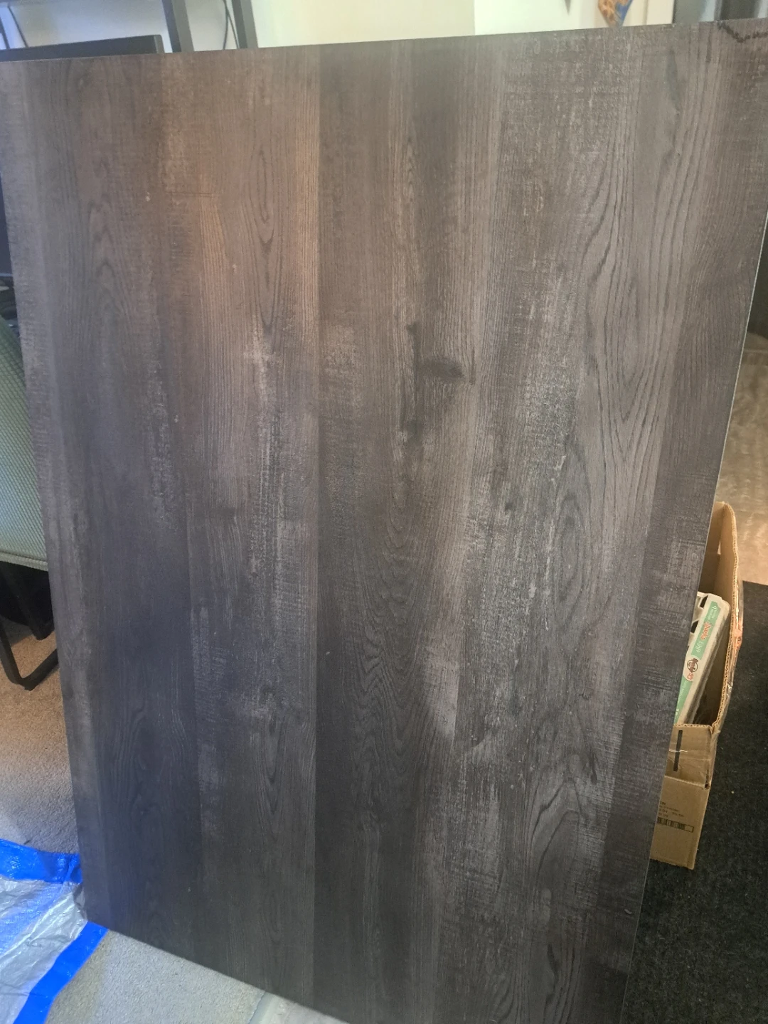 Black Dining Chairs and Table Top Set - photo 4