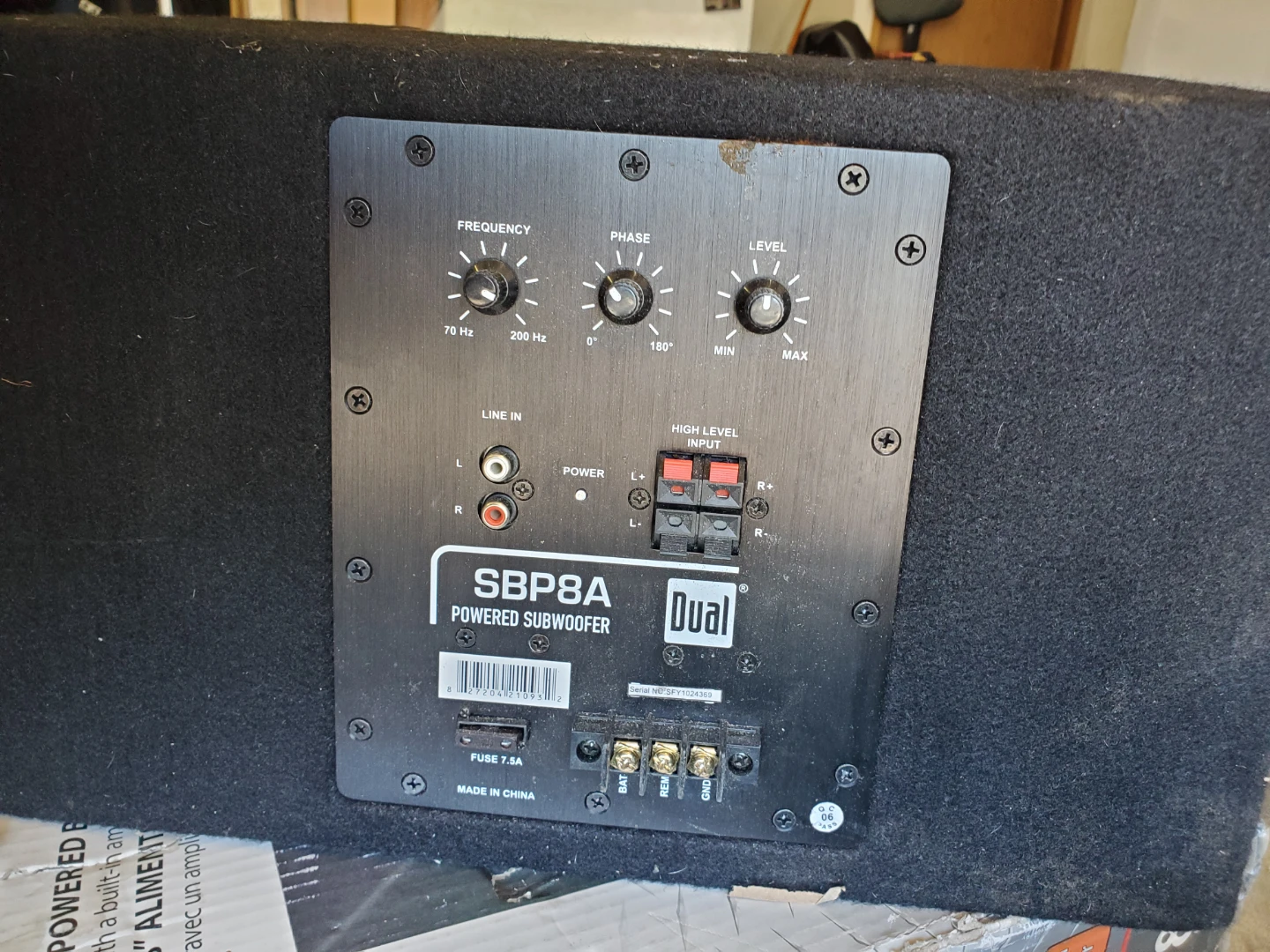 Dual SBP8A 8-inch Powered Subwoofer - photo 2