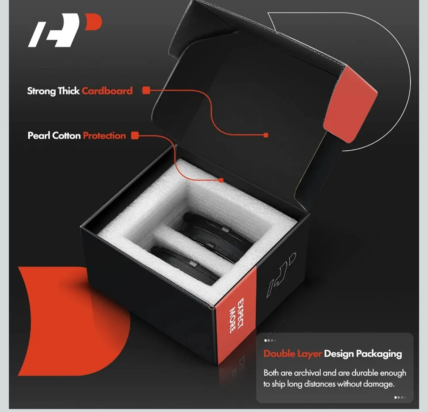 A-Premium Front Ceramic Brake Pads - photo 3