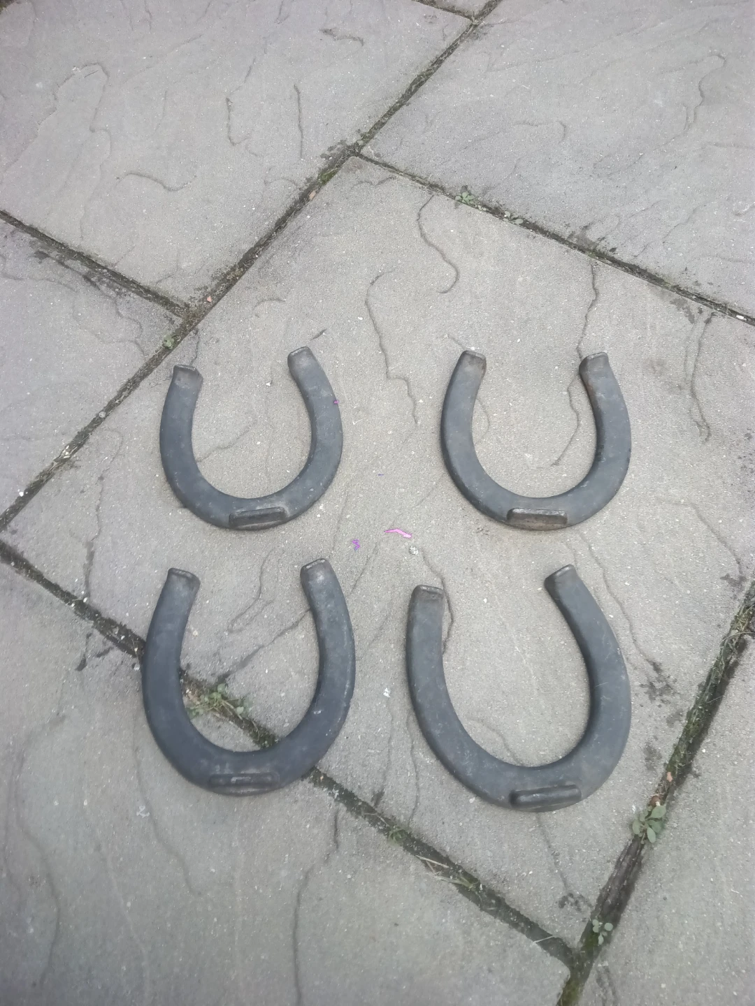 Set of 4 Used Horseshoes