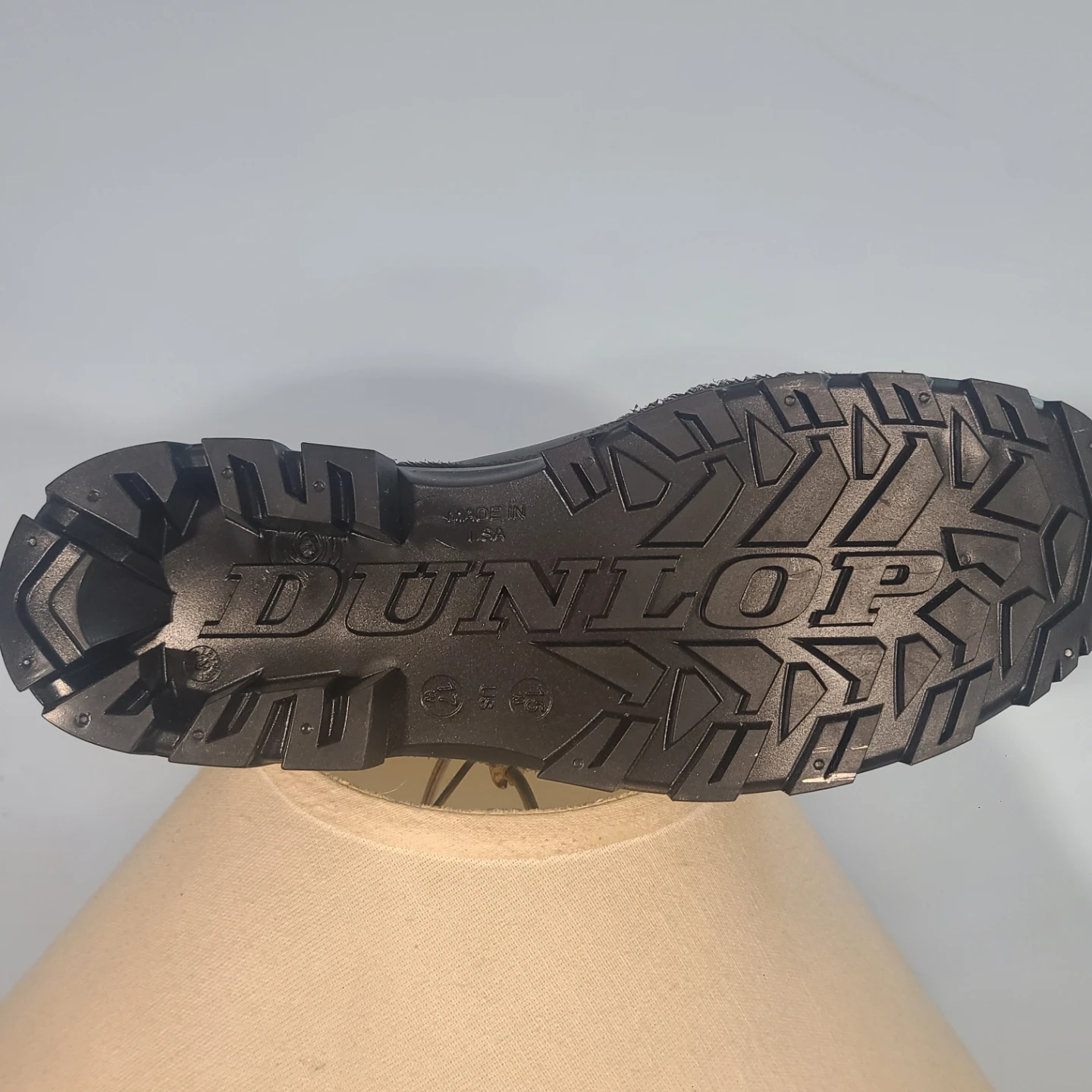 Dunlop Black Rubber Steel Toed Boots Size 15