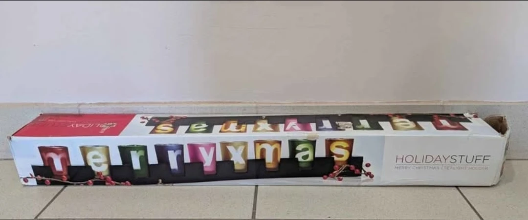 Merry Christmas Tealight Holder