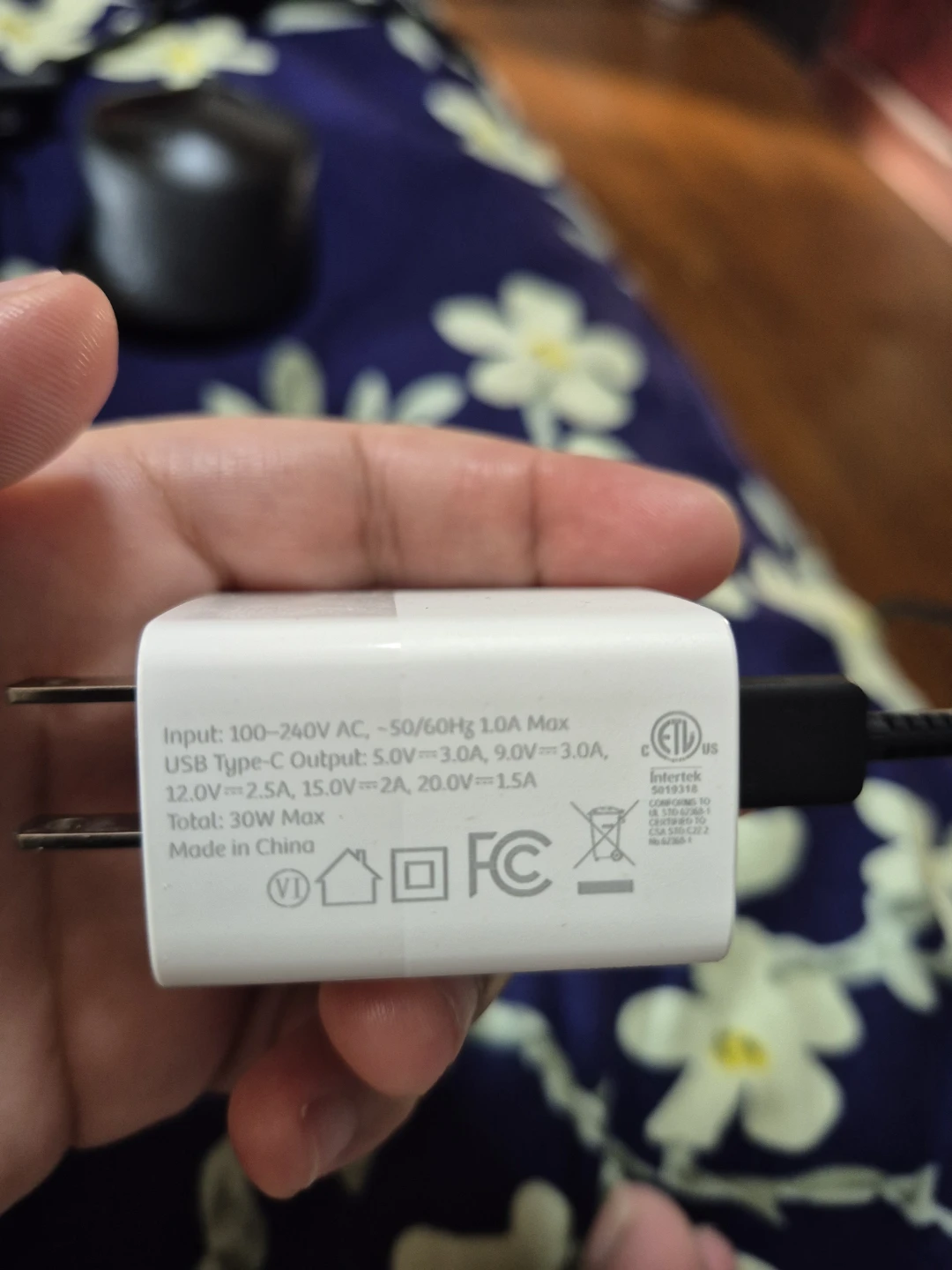 30W USB-C Power Adapter