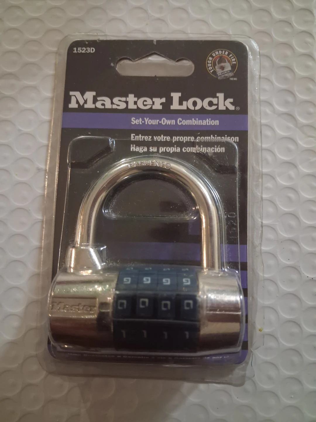 Master Lock 1523D Set-Your-Own Combination Padlock
