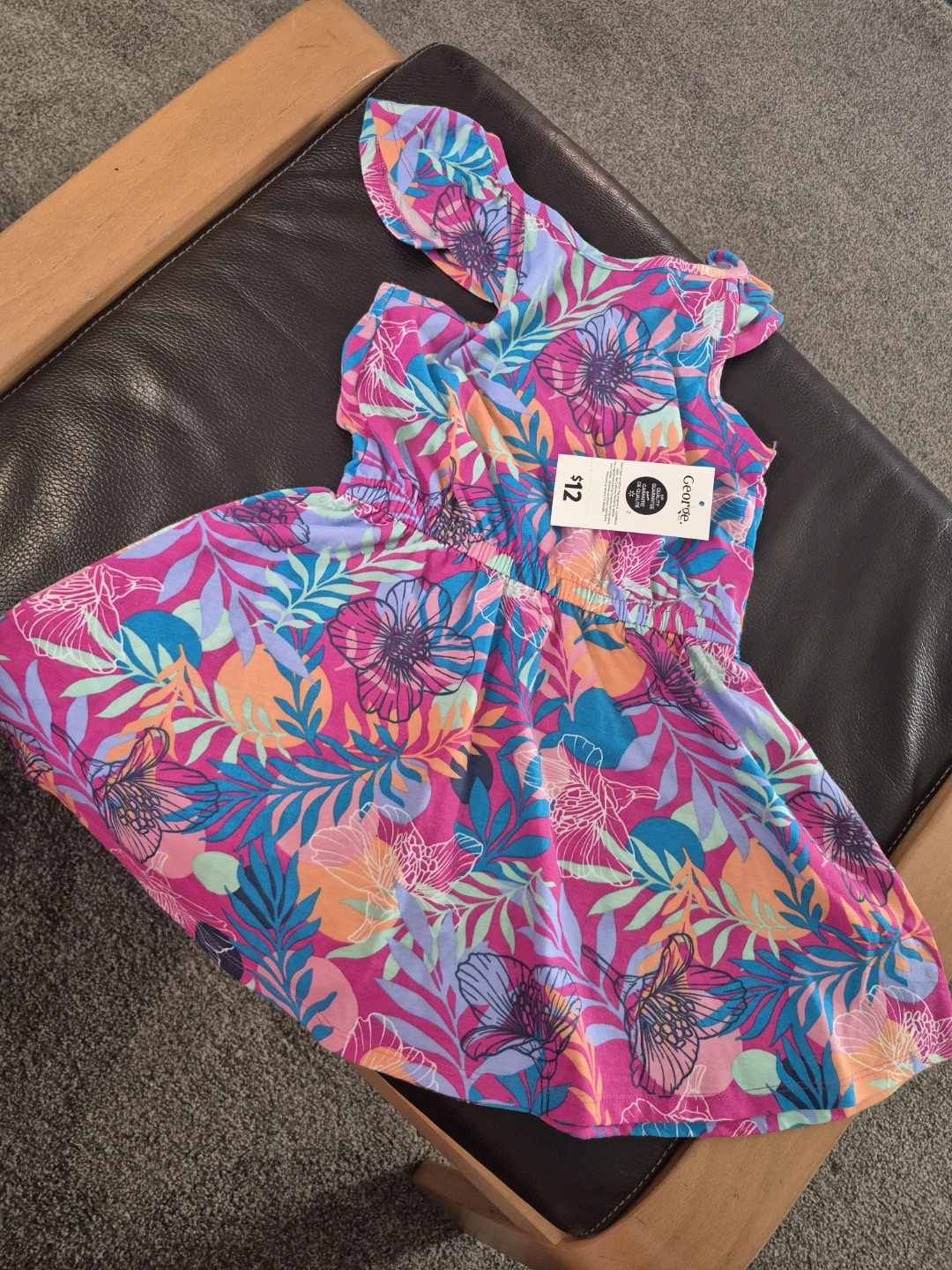 George Kids Tropical Print Dress