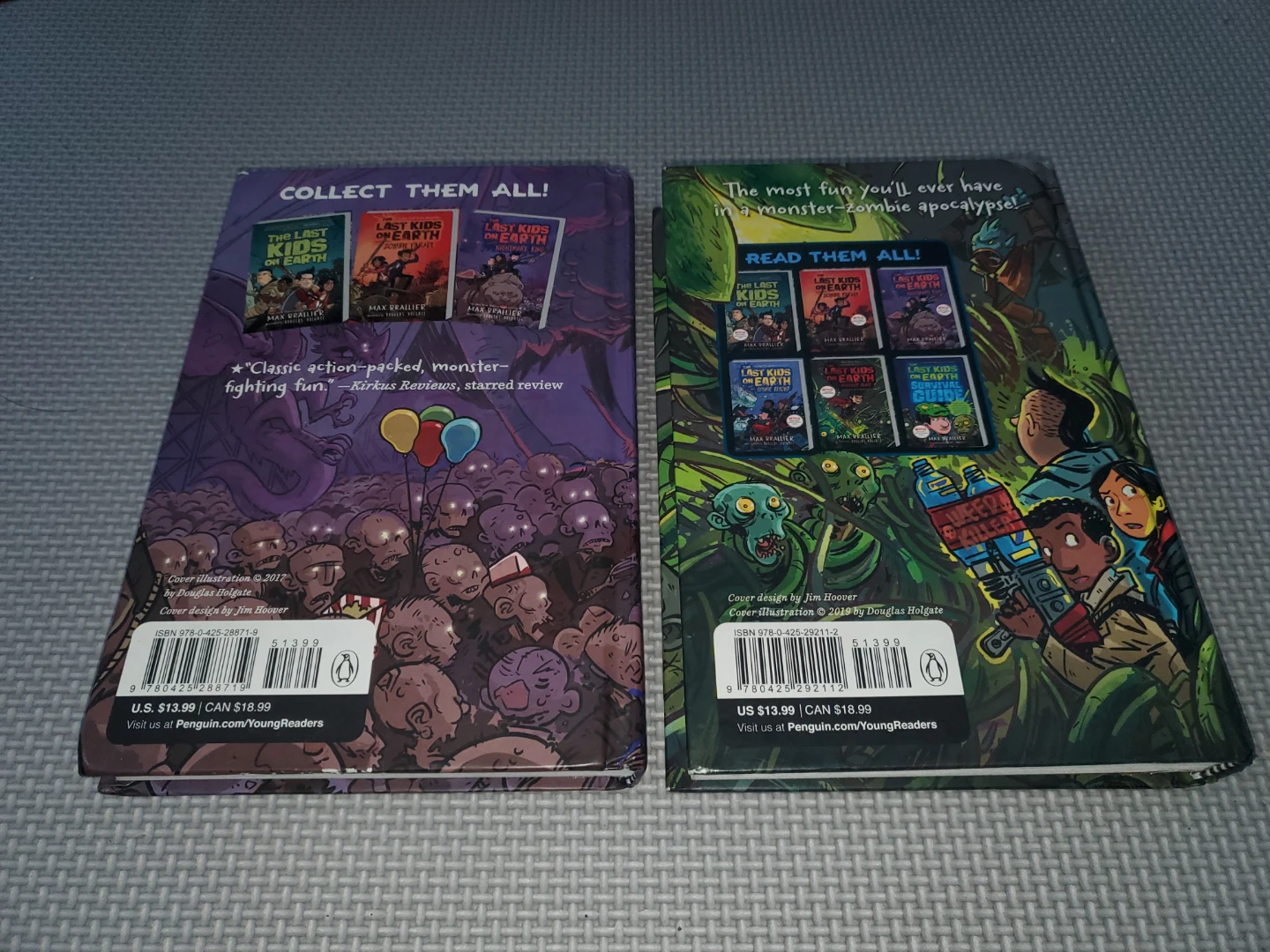 (Both for $15) Two The Last Kids on Earth books - photo 3