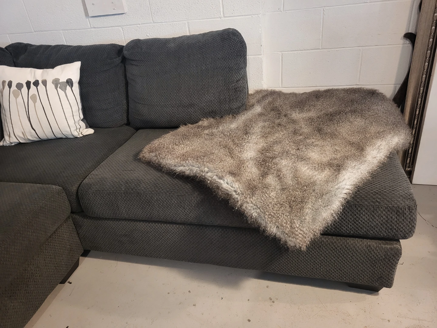 Dark Blue, Super cozy, Sectional Sofa - photo 2