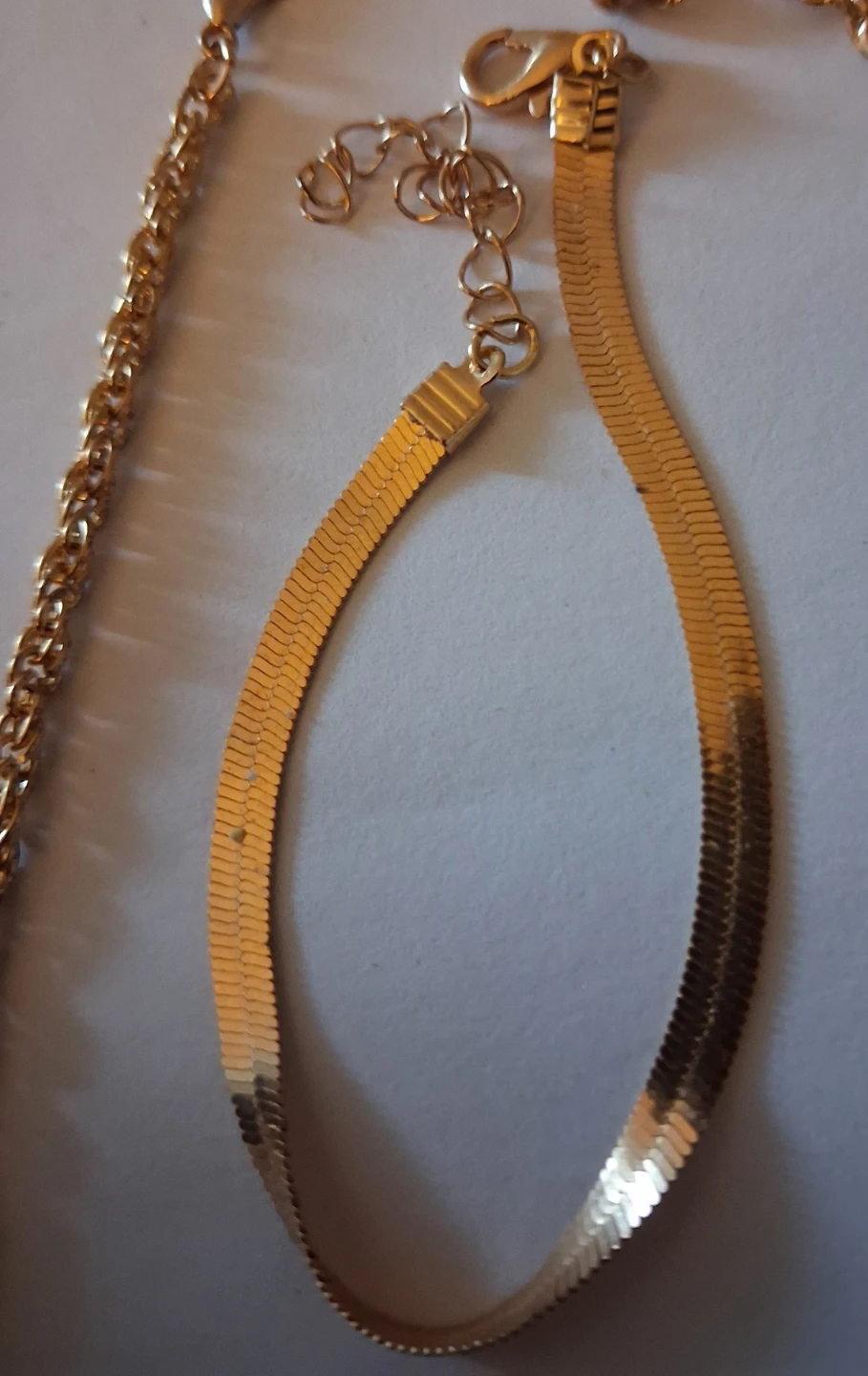 Gold-tone necklace and bracelet set - photo 3