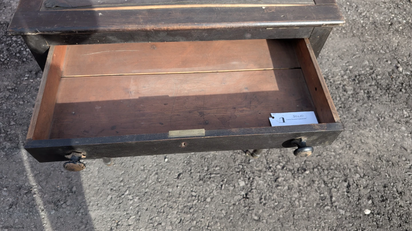 Vintage Wooden Writing Desk - photo 5