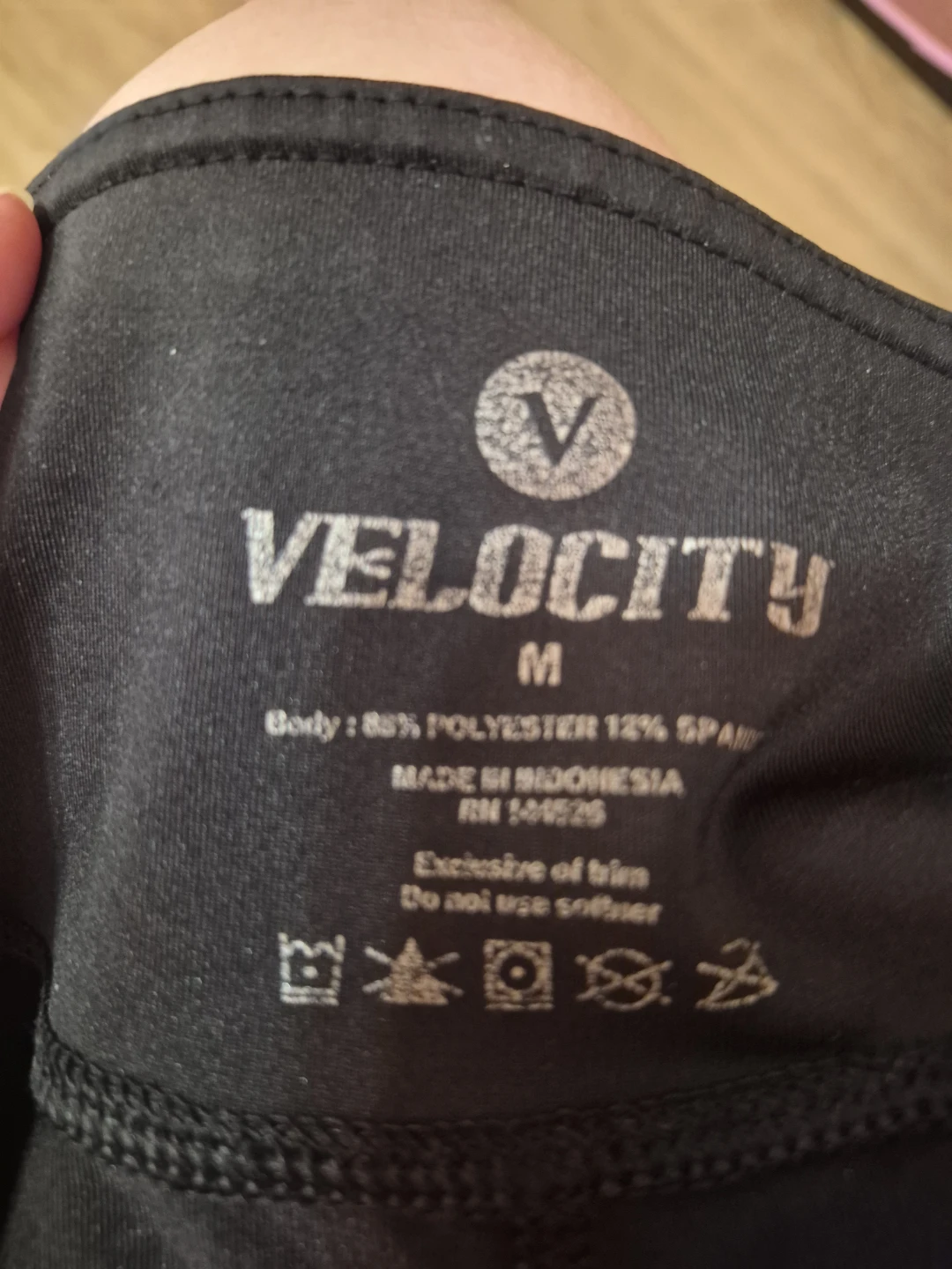 Velocity Black Athletic Leggings Size medium M - photo 3