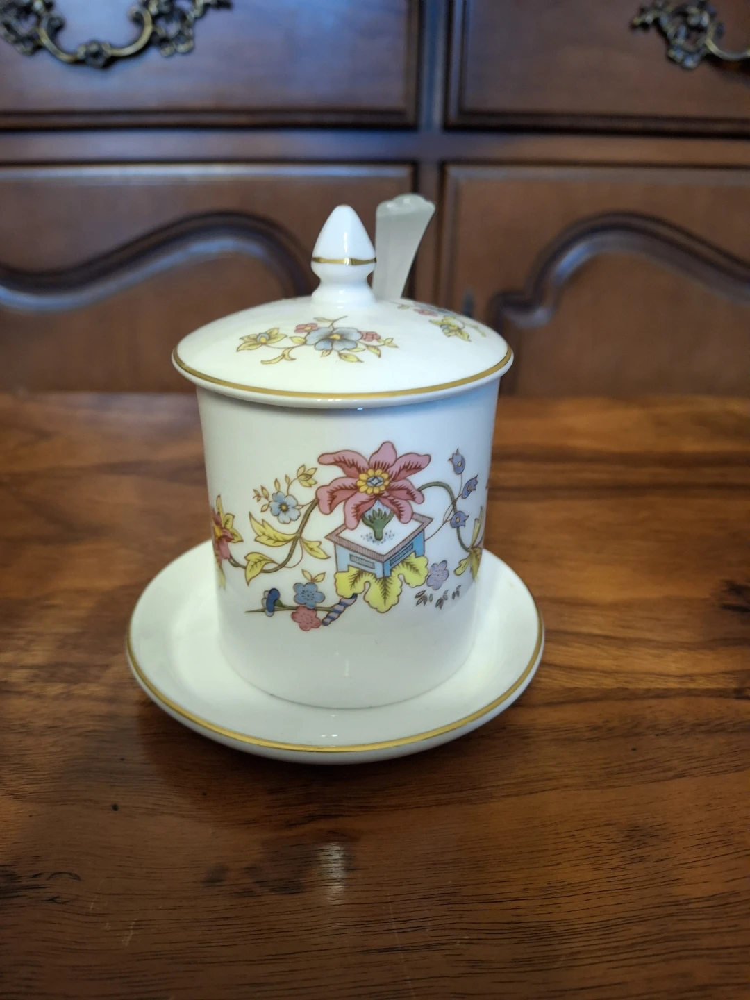 Aristocrat Bone China Jam Pot - photo 2