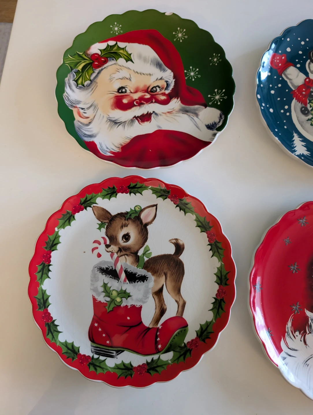 Mr Christmas Vintage Plate Set - photo 5