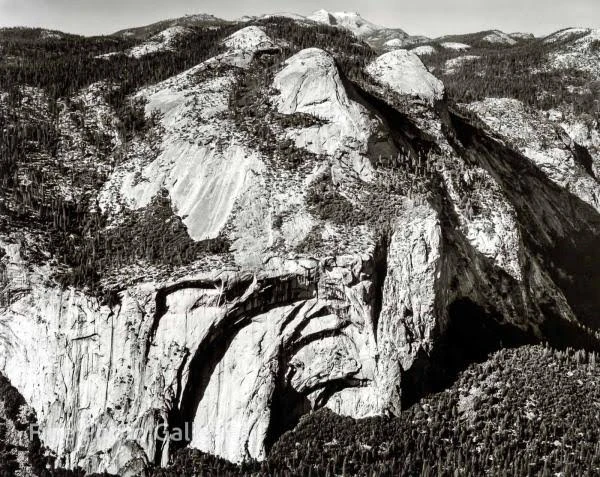 North Dome from Glacier Point (1937) by Ansel Adams