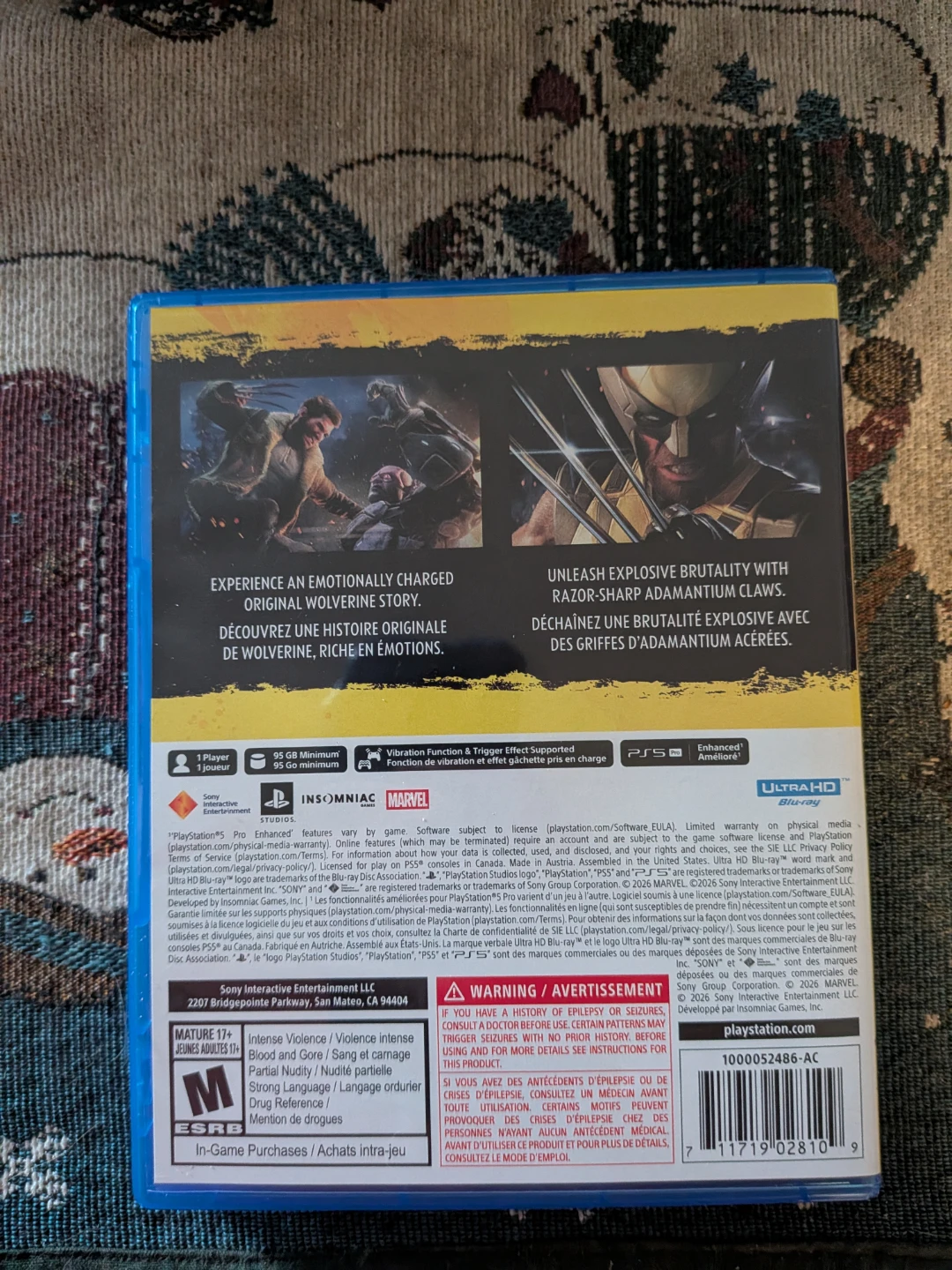 Marvel Wolverine for PS5 - photo 5