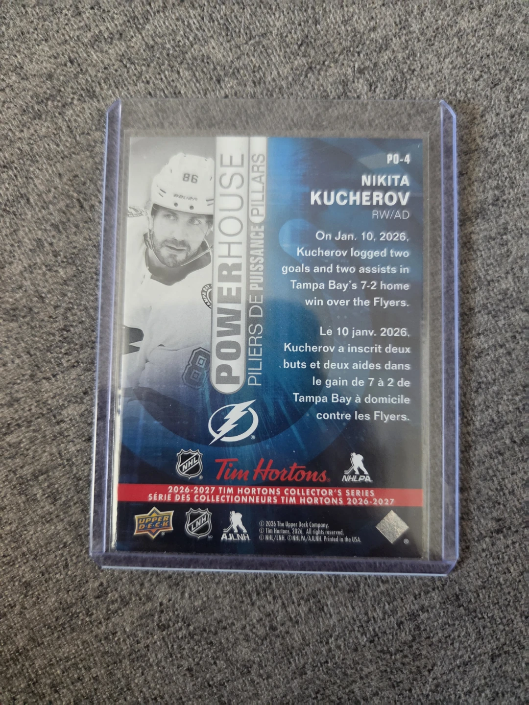 Nikita Kucherov Powerhouse Hockey Card - photo 2