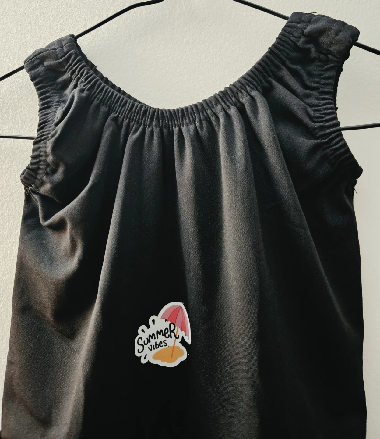 Swimming Suit : Black Summer Vibes Tankini Set - photo 2