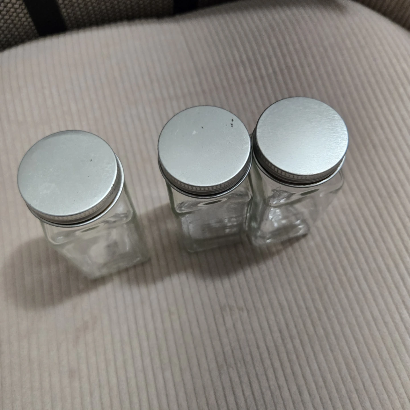 Set of 3 Square Glass Spice Jars - photo 3