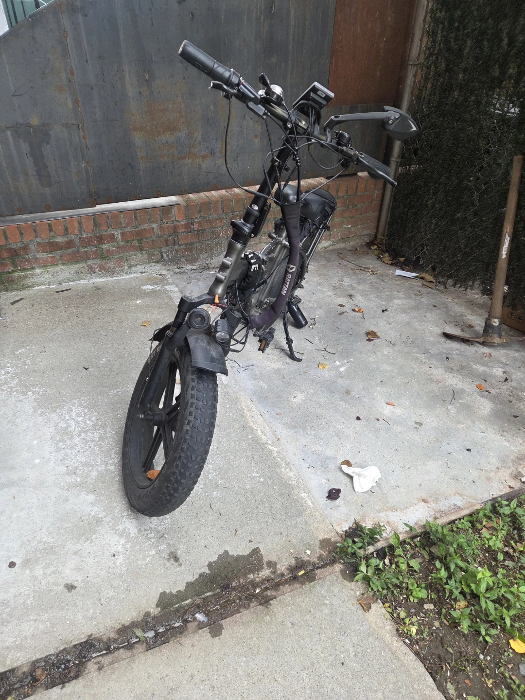Rattan Folding Electric Bike